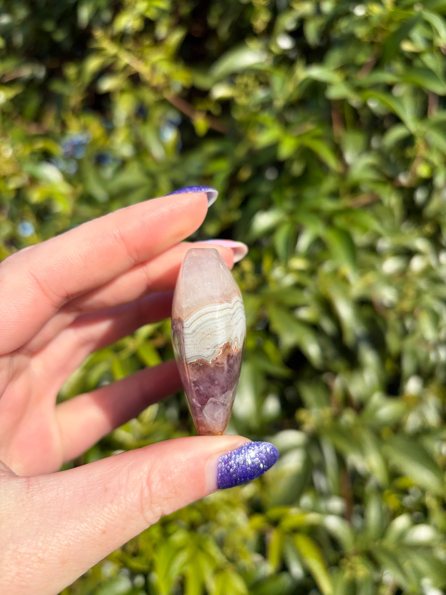 Crazy Lace Amethyst Heart E
