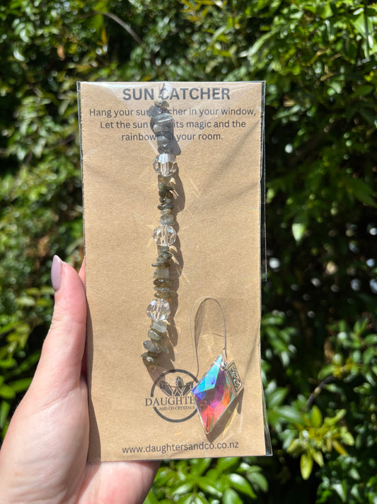 Labradorite | Diamond Sun Catcher