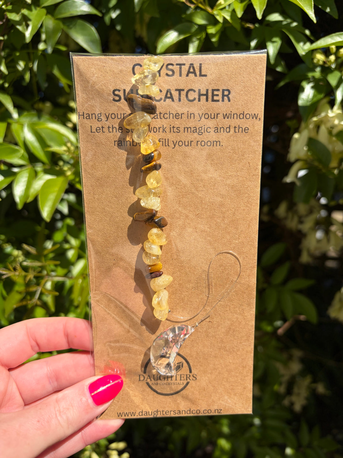 Citrine & Tigers Eye | Moon Sun Catcher