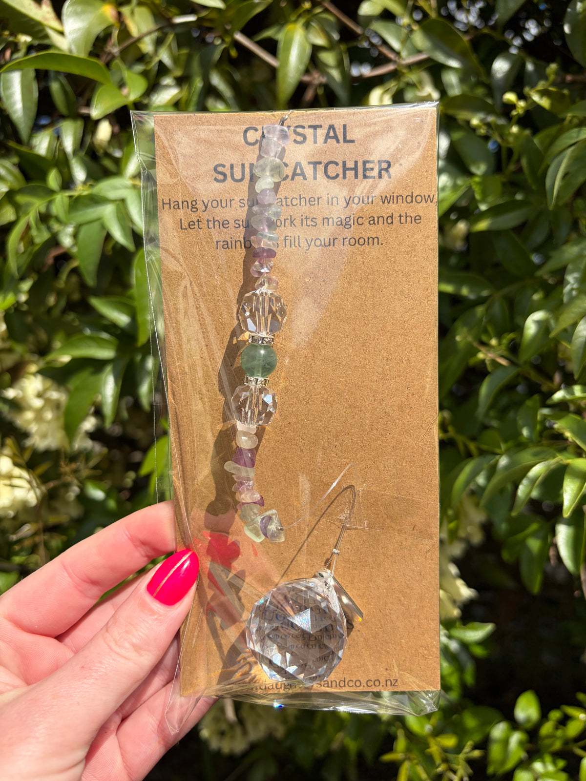 Rainbow Fluorite | Sphere Sun Catcher