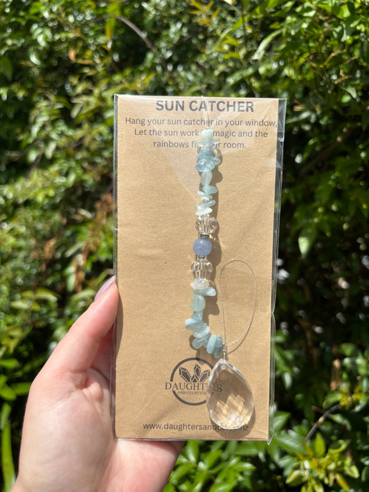 Aquamarine | Tear Drop Sun Catcher