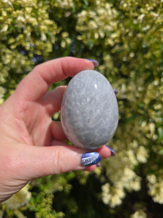 Dark Grey Marble Egg