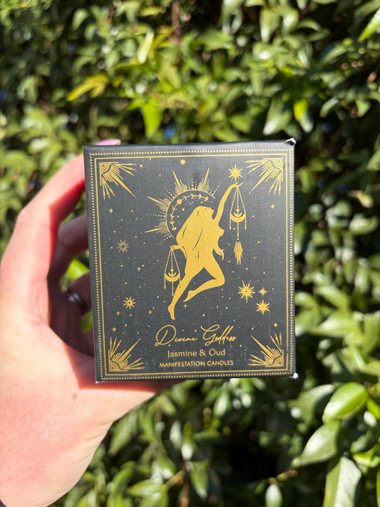 Divine Goddess Jasmine & Oud | Manifestation Candle