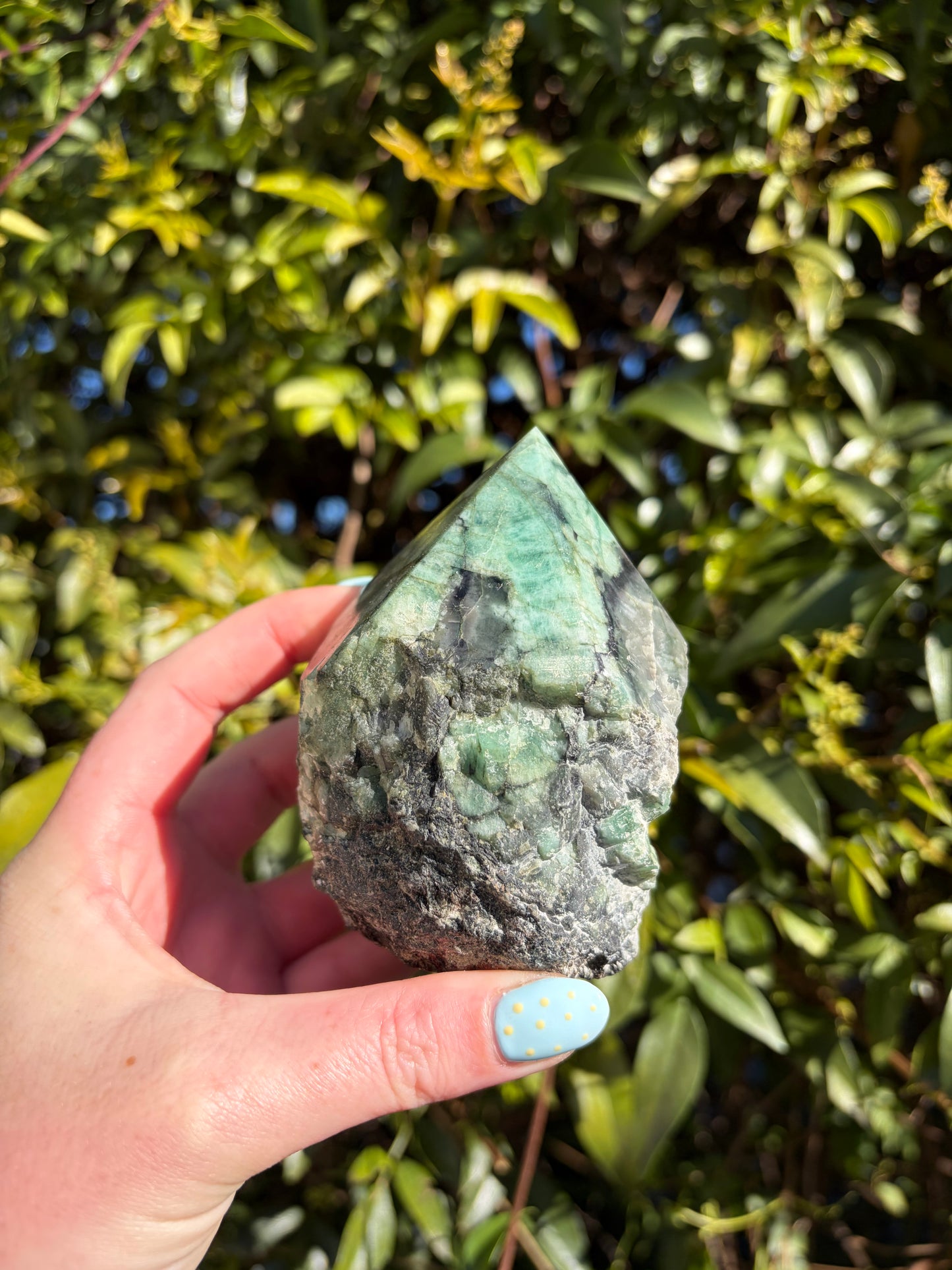 Emerald Semi Polished Point A