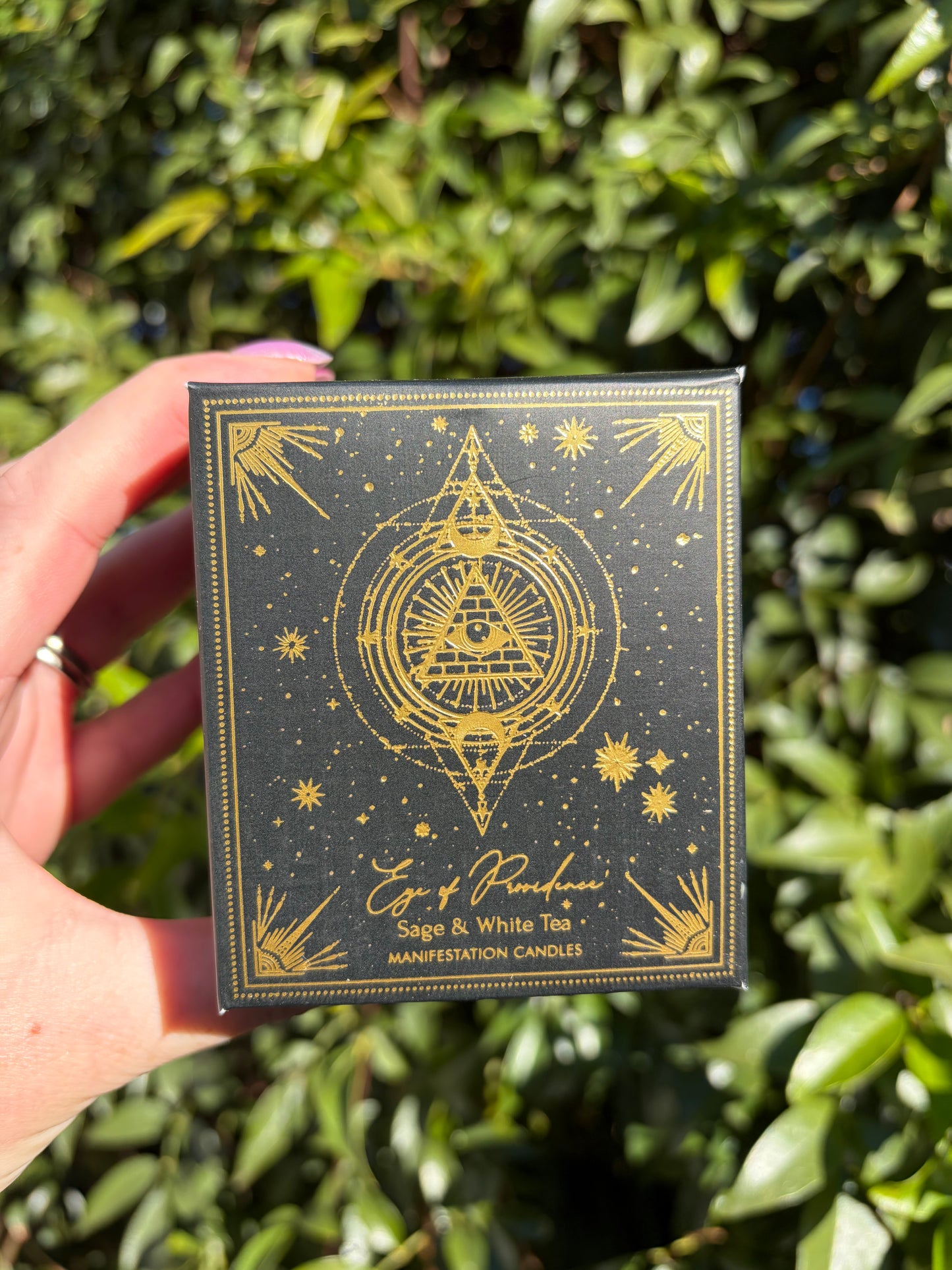 Eye Of Providence Sage & White Tea | Manifestation Candle