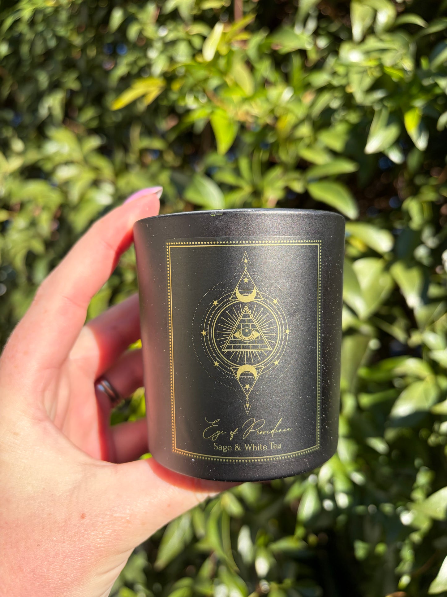 Eye Of Providence Sage & White Tea | Manifestation Candle