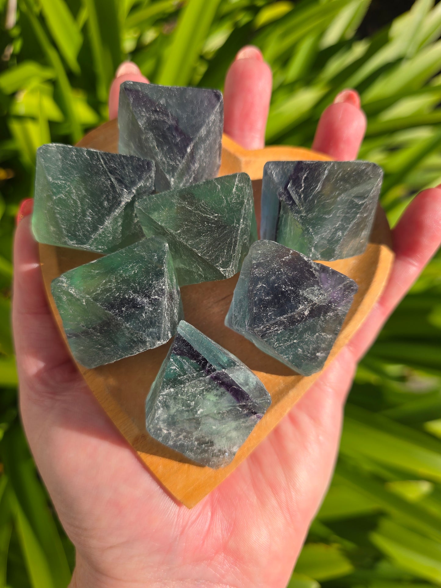 Fluorite Octahedron Xlarge Piece