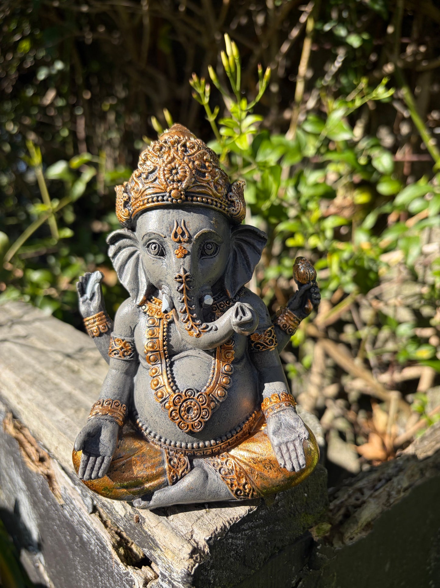 Grey & Gold Ganesh Small