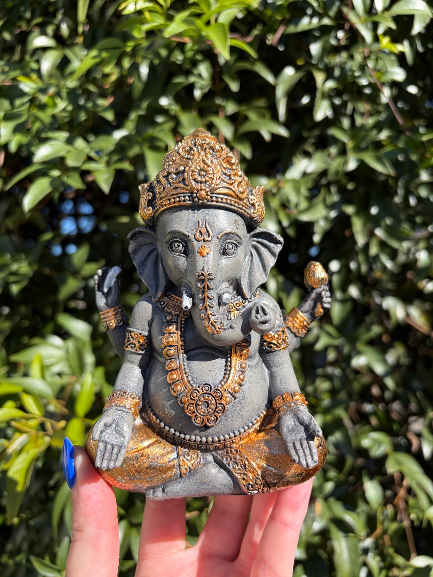 Grey & Gold Ganesh Small