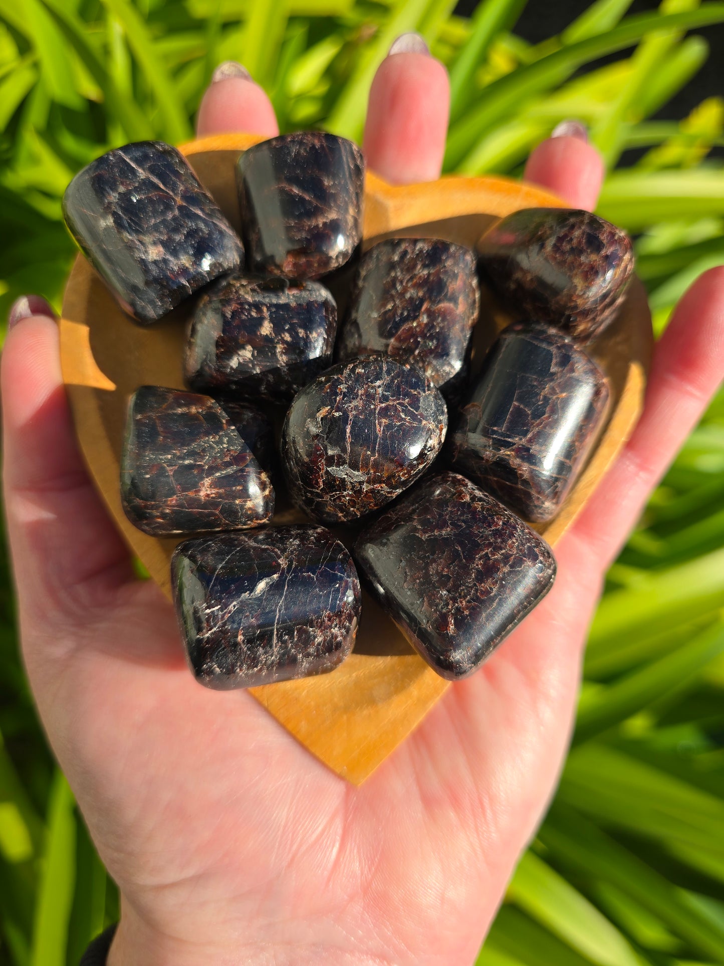 Garnet Tumbled Stone Large