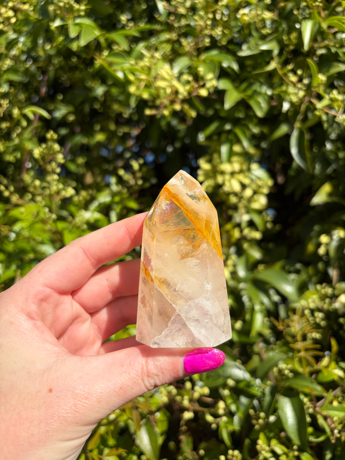 Golden Healer & Girasol Quartz Point B