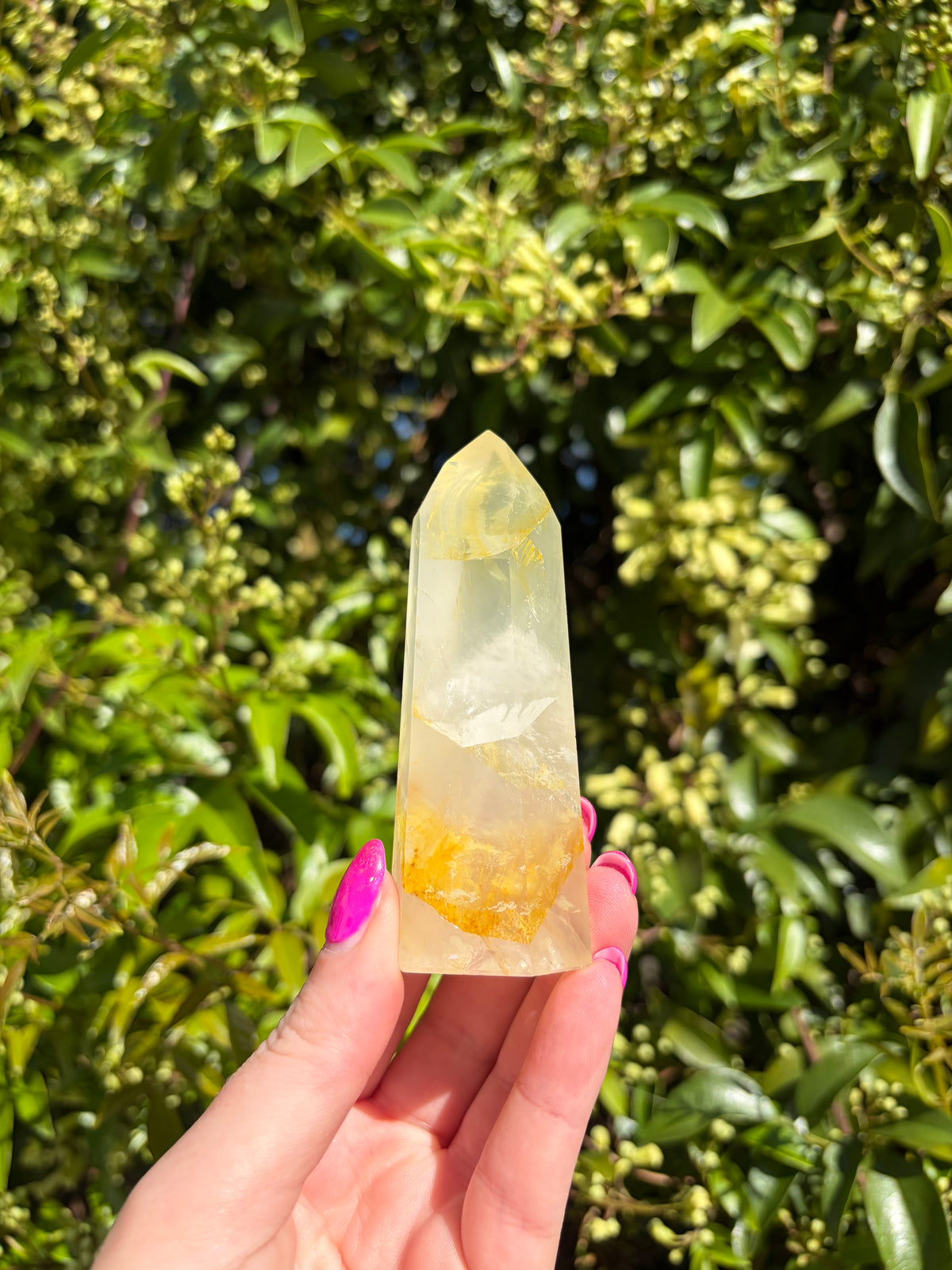 Golden Healer & Girasol Quartz Point C