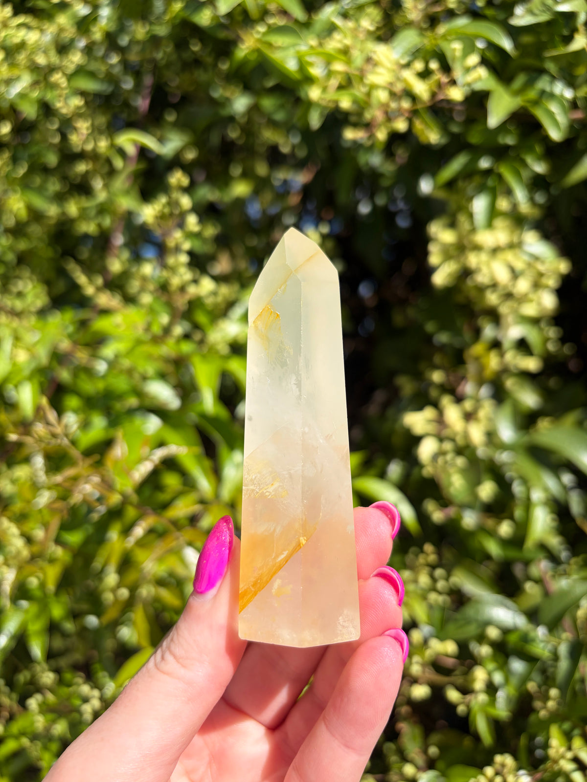 Golden Healer & Girasol Quartz Point C