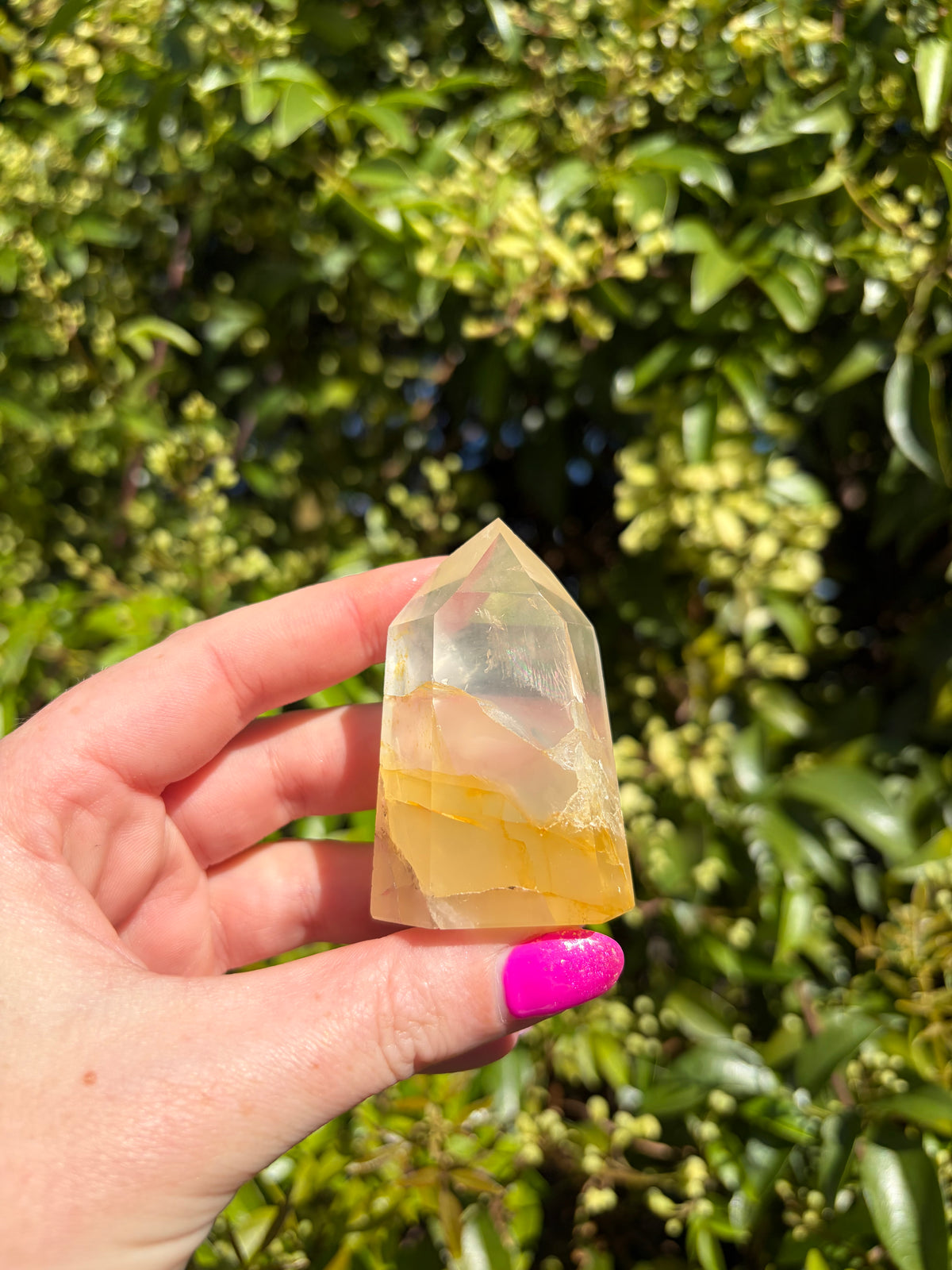 Golden Healer & Girasol Quartz Point D
