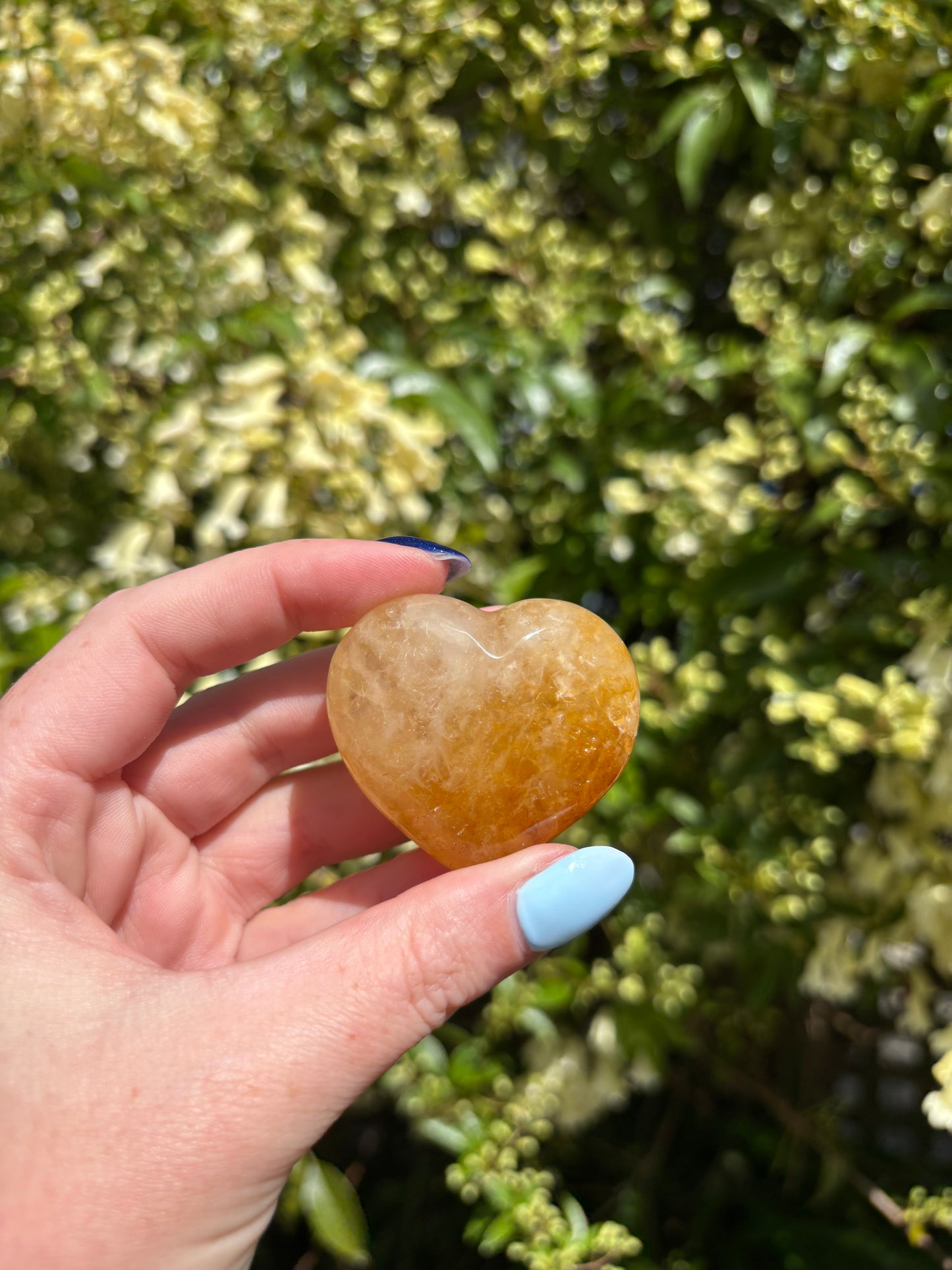 Golden Healer Quartz Polished Heart C