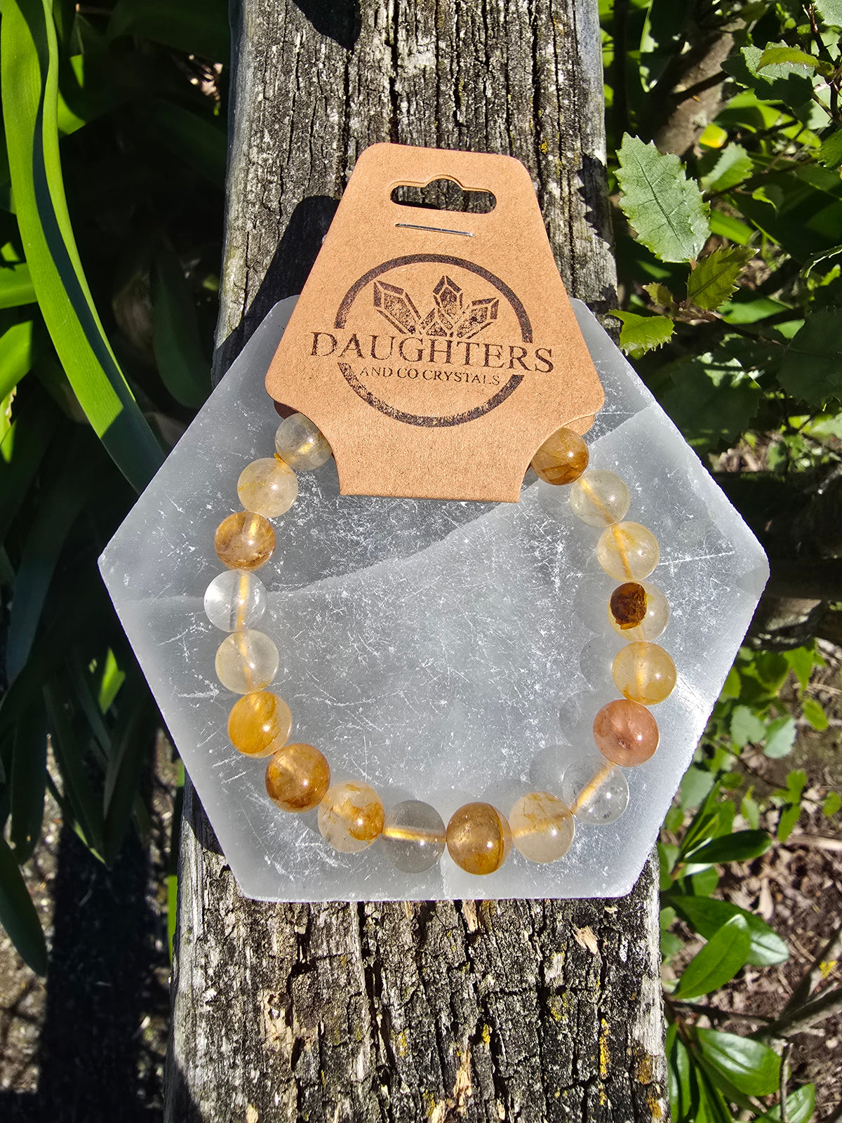 Golden Healer Quartz | Round Bead Bracelet 8 mm