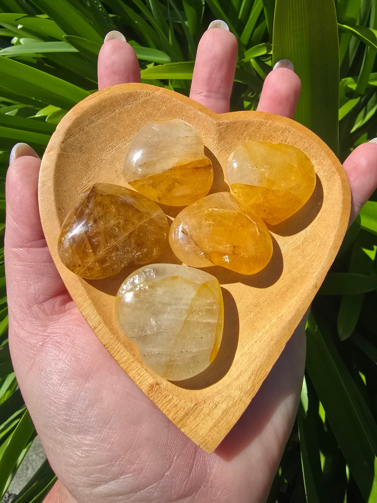 Golden Healer Quartz Small Heart