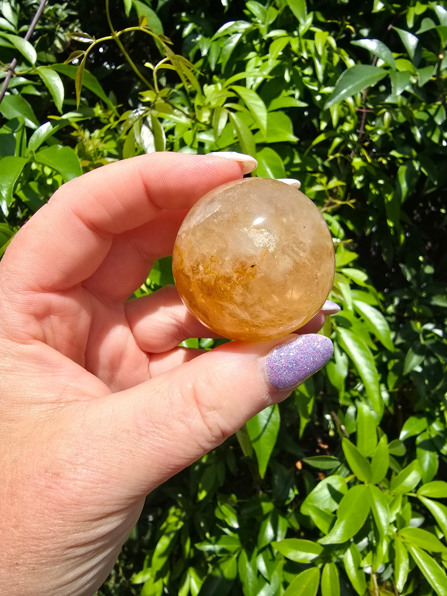 Golden Healer Quartz Sphere A