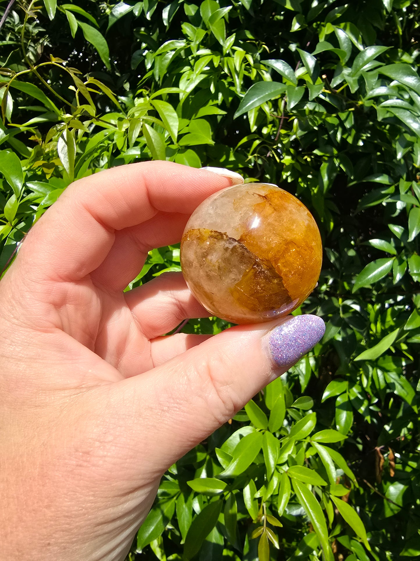 Golden Healer Quartz Sphere B