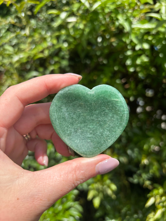 Green Aventurine Mini Heart Dish B