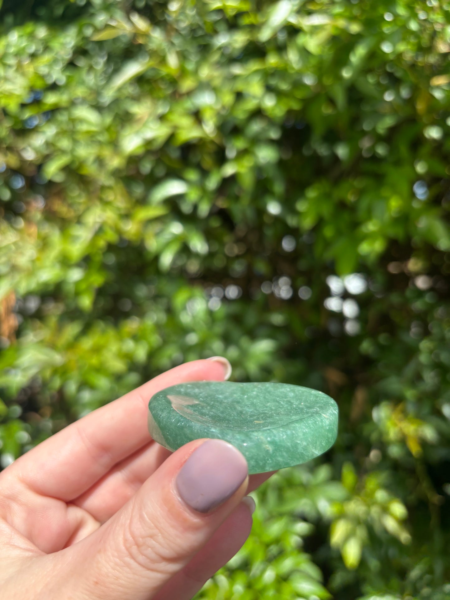 Green Aventurine Mini Heart Dish C