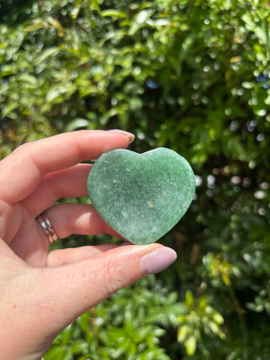 Green Aventurine Mini Heart Dish C