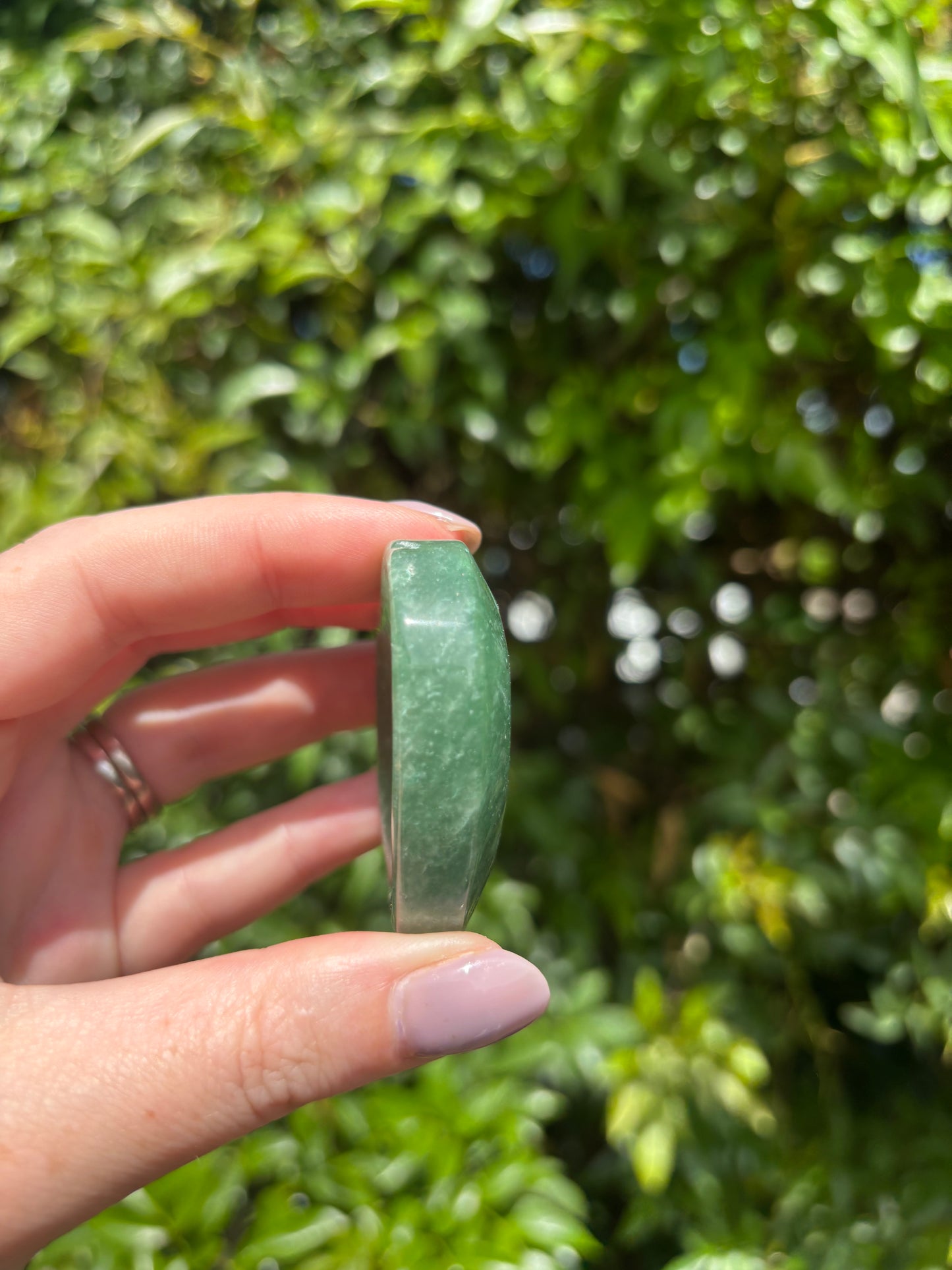 Green Aventurine Mini Heart Dish C