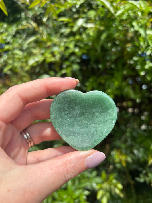 Green Aventurine Mini Heart Dish D