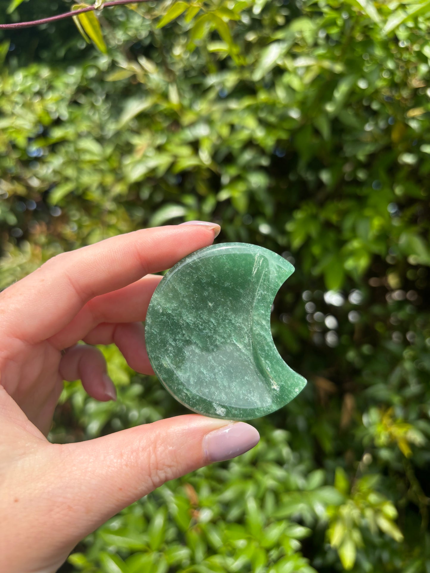 Green Aventurine Mini Moon Dish B