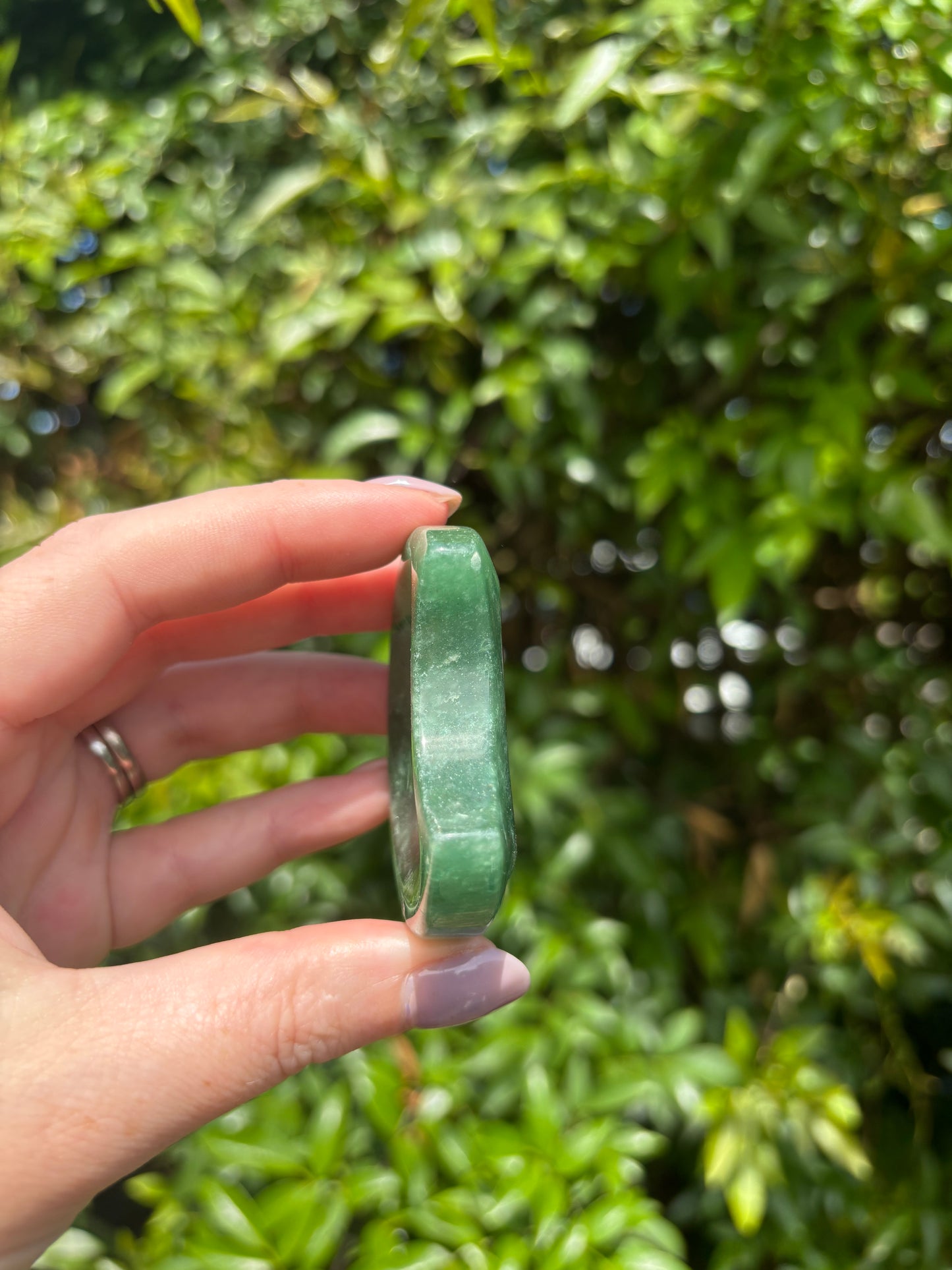 Green Aventurine Mini Moon Dish B
