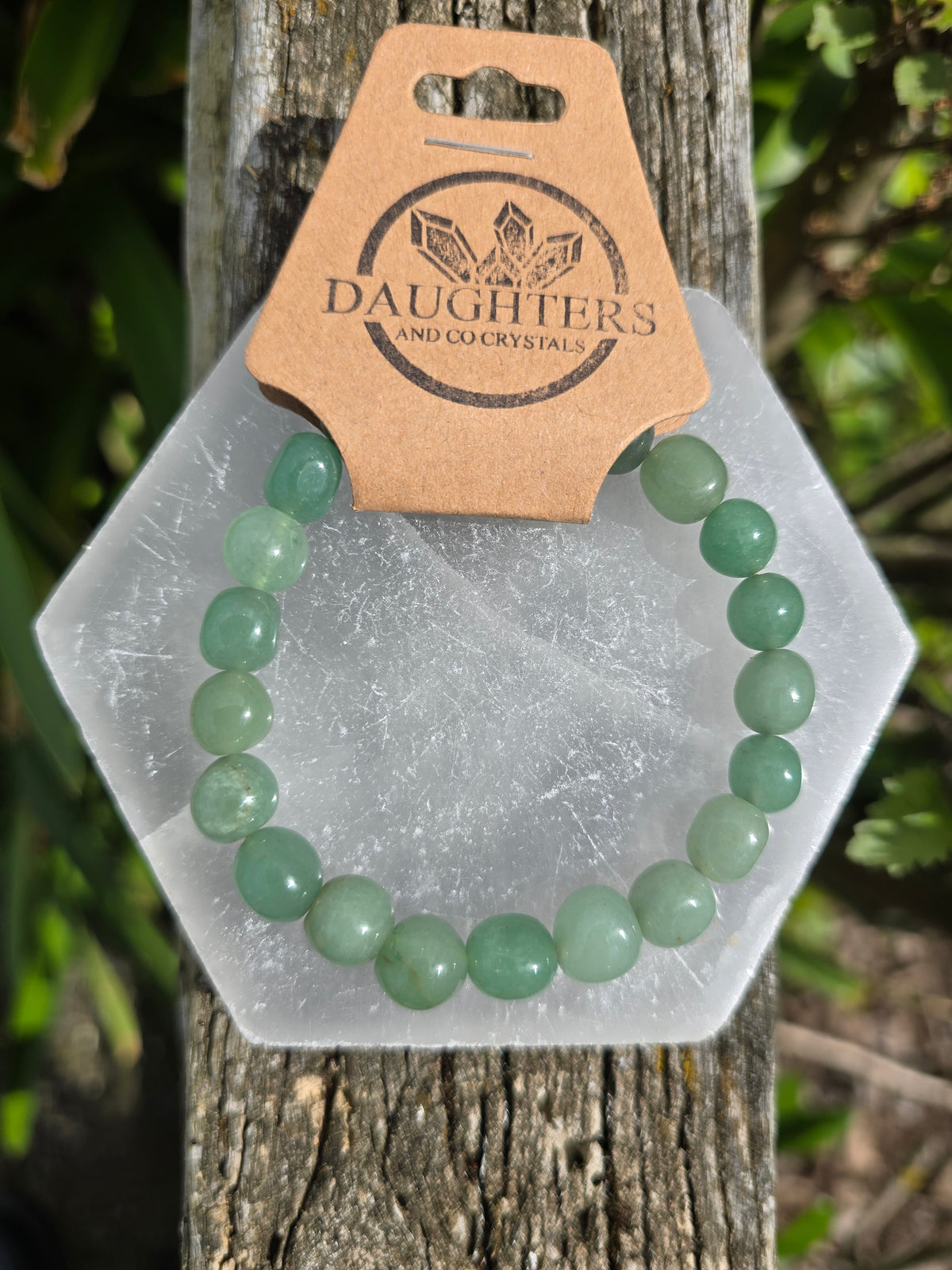 Green Aventurine | Nugget Bead Bracelet 8 mm