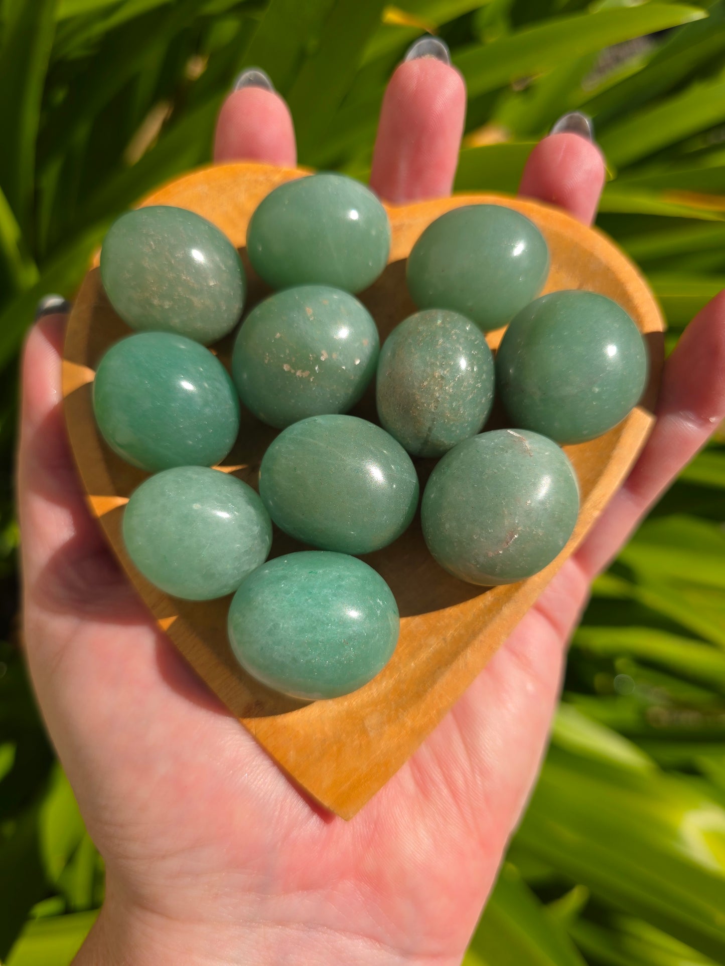 Brazilian Green Aventurine Tumbled Stone