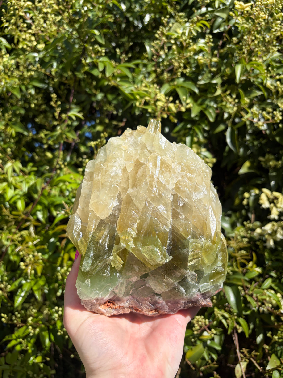 Green Calcite Large Rough Piece 2.3kgs