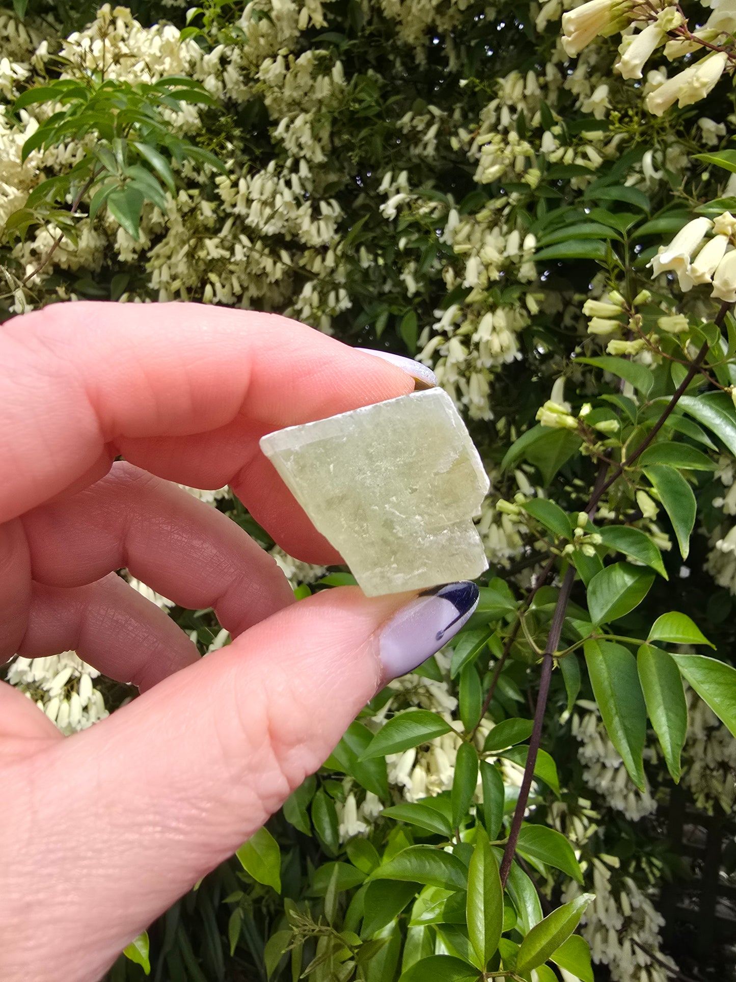 Green Calcite Rough Piece Small