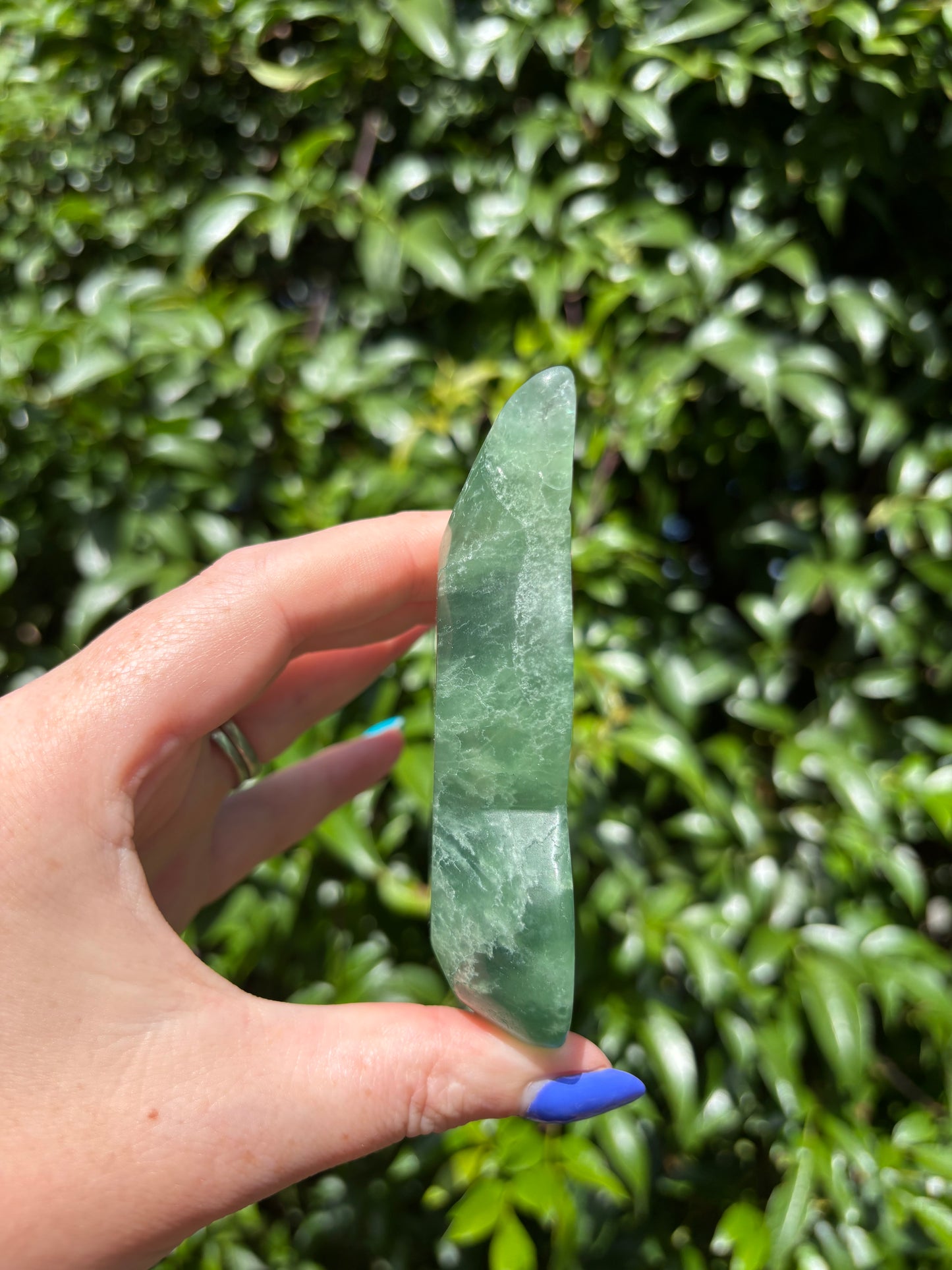 Green Fluorite Butterfly Dish C