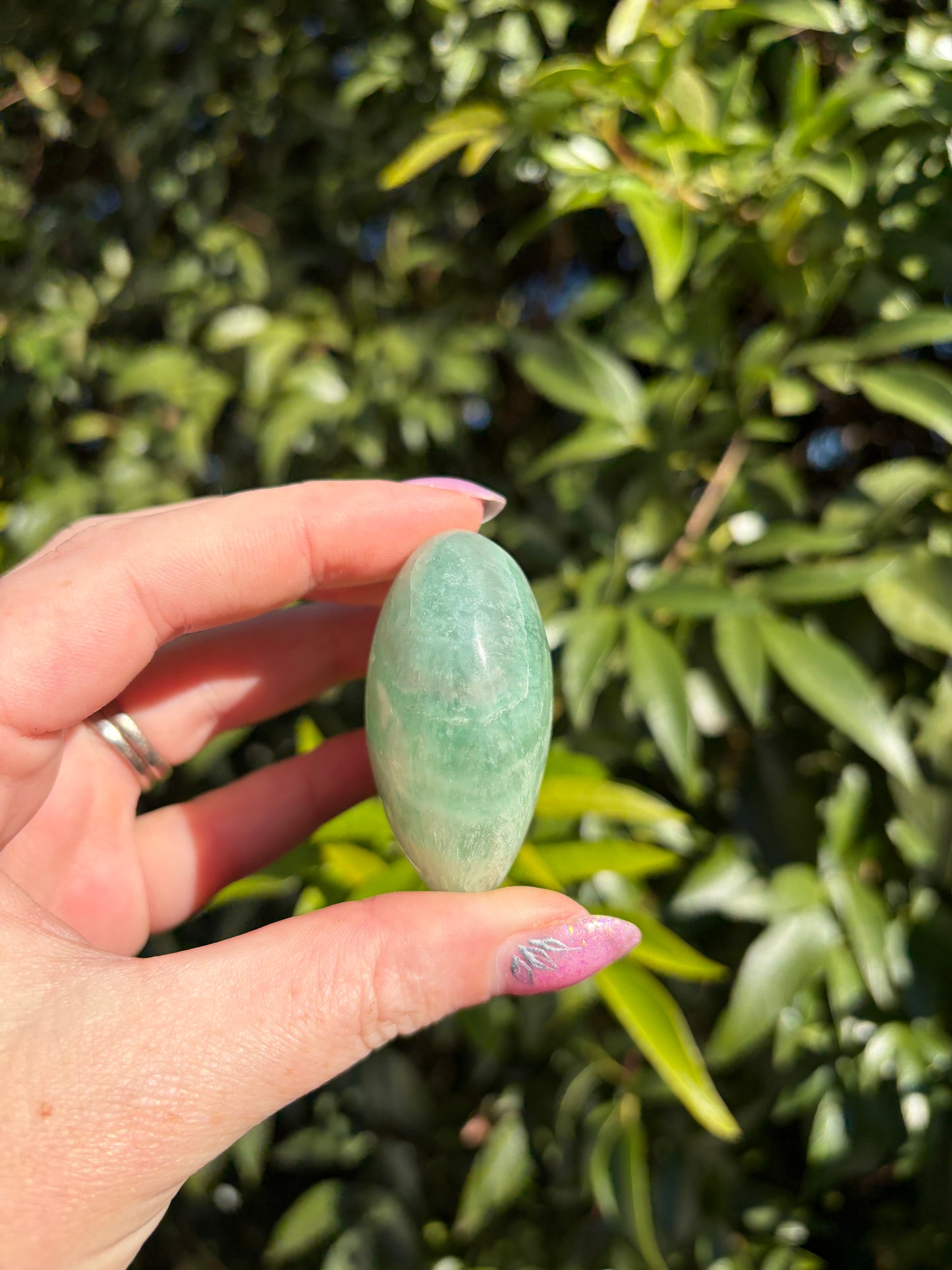 Green Fluorite Heart A