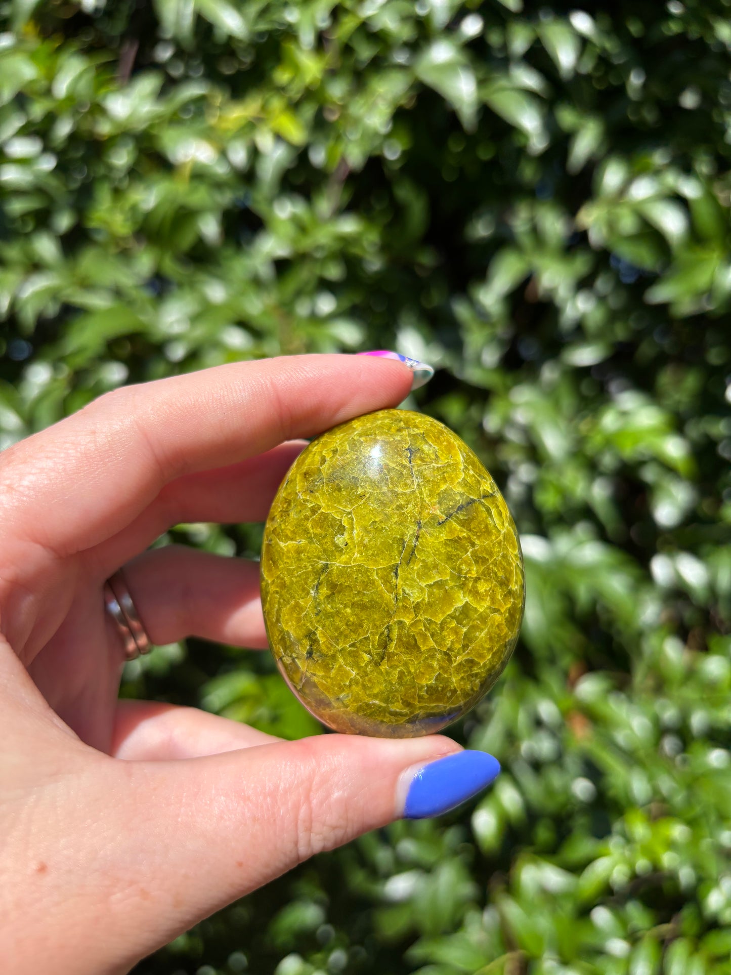 Green Opal Palm Stone F