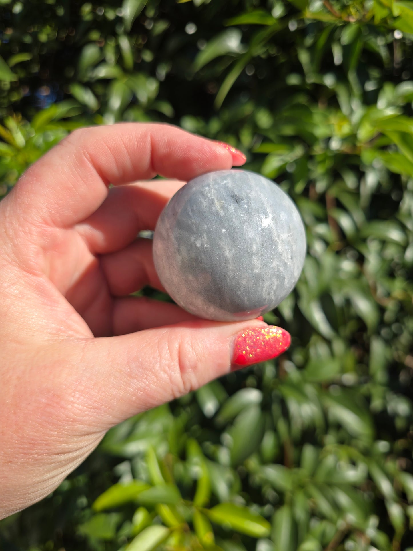 Grey Marble Sphere