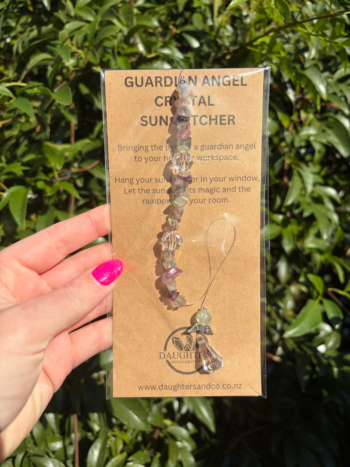 Rainbow Fluorite | Guardian Angel Sun Catcher B