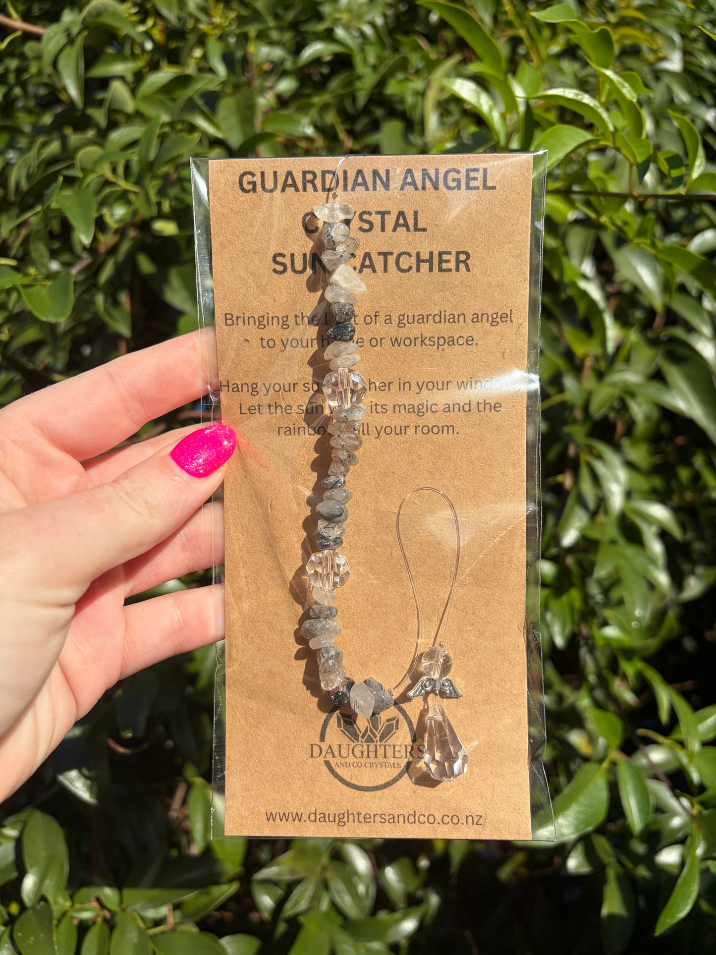 Tourmaline & Quartz | Guardian Angel Sun Catcher