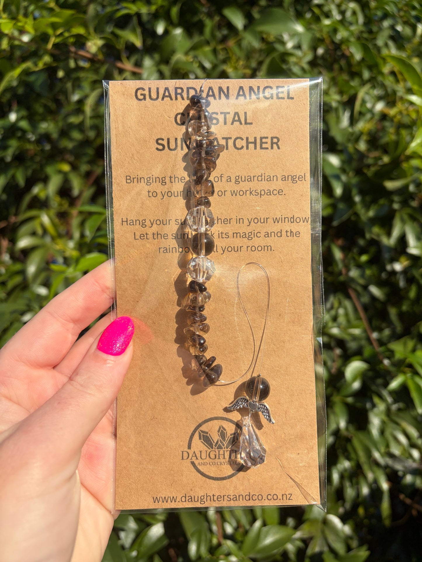 Smoky Quartz | Guardian Angel Sun Catcher