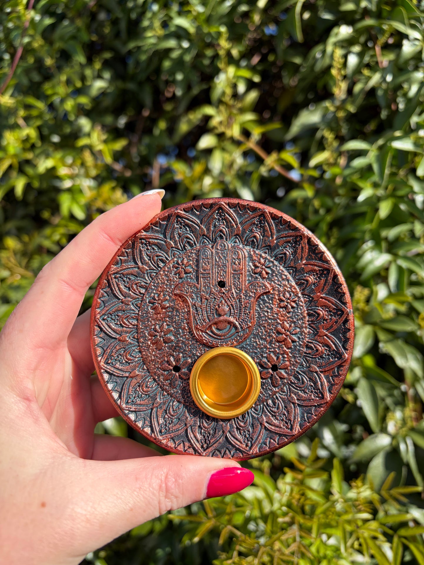 Hamsa Incense & Cone Holder