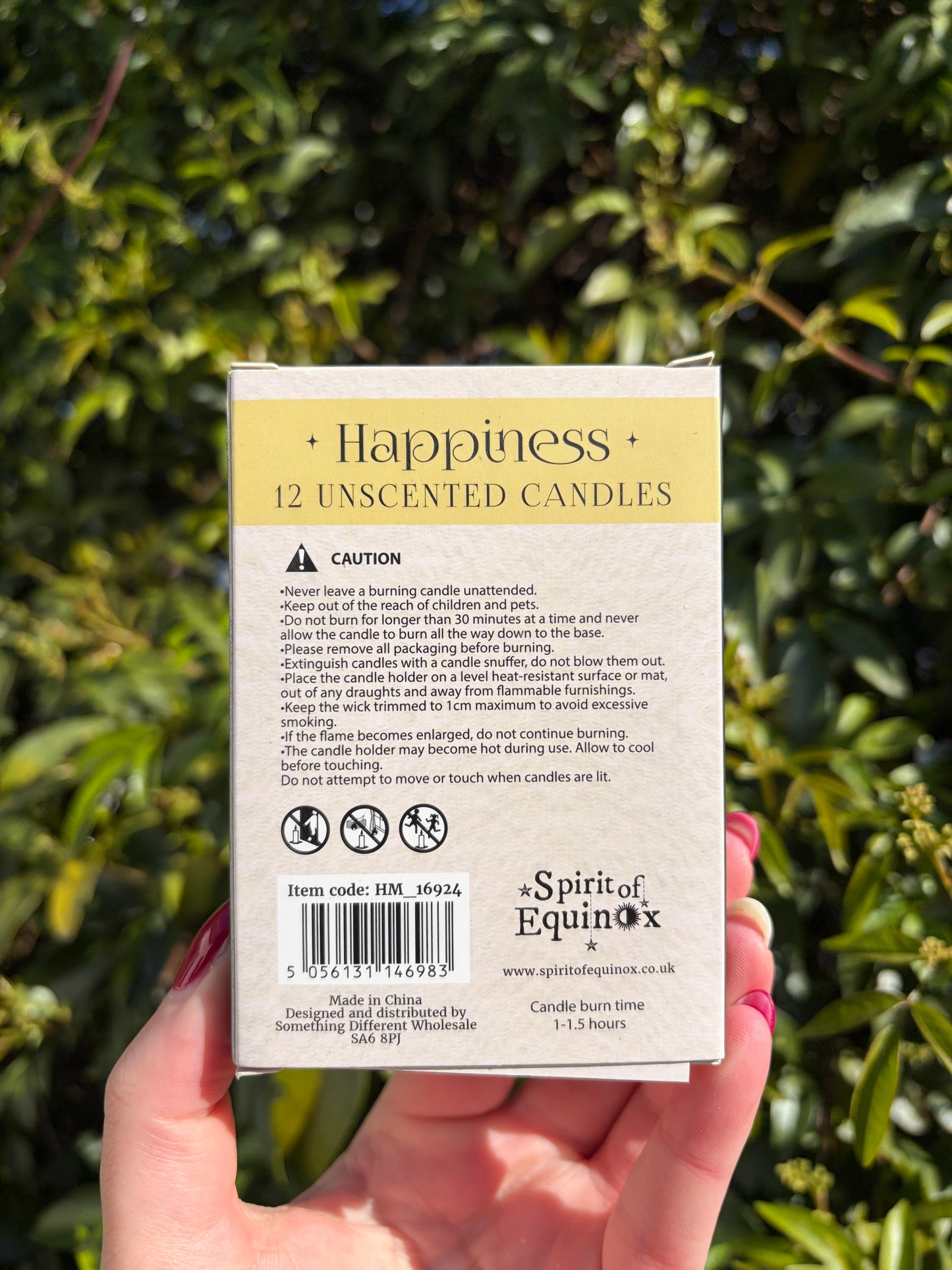 Yellow HAPPINESS Spell Candles x12
