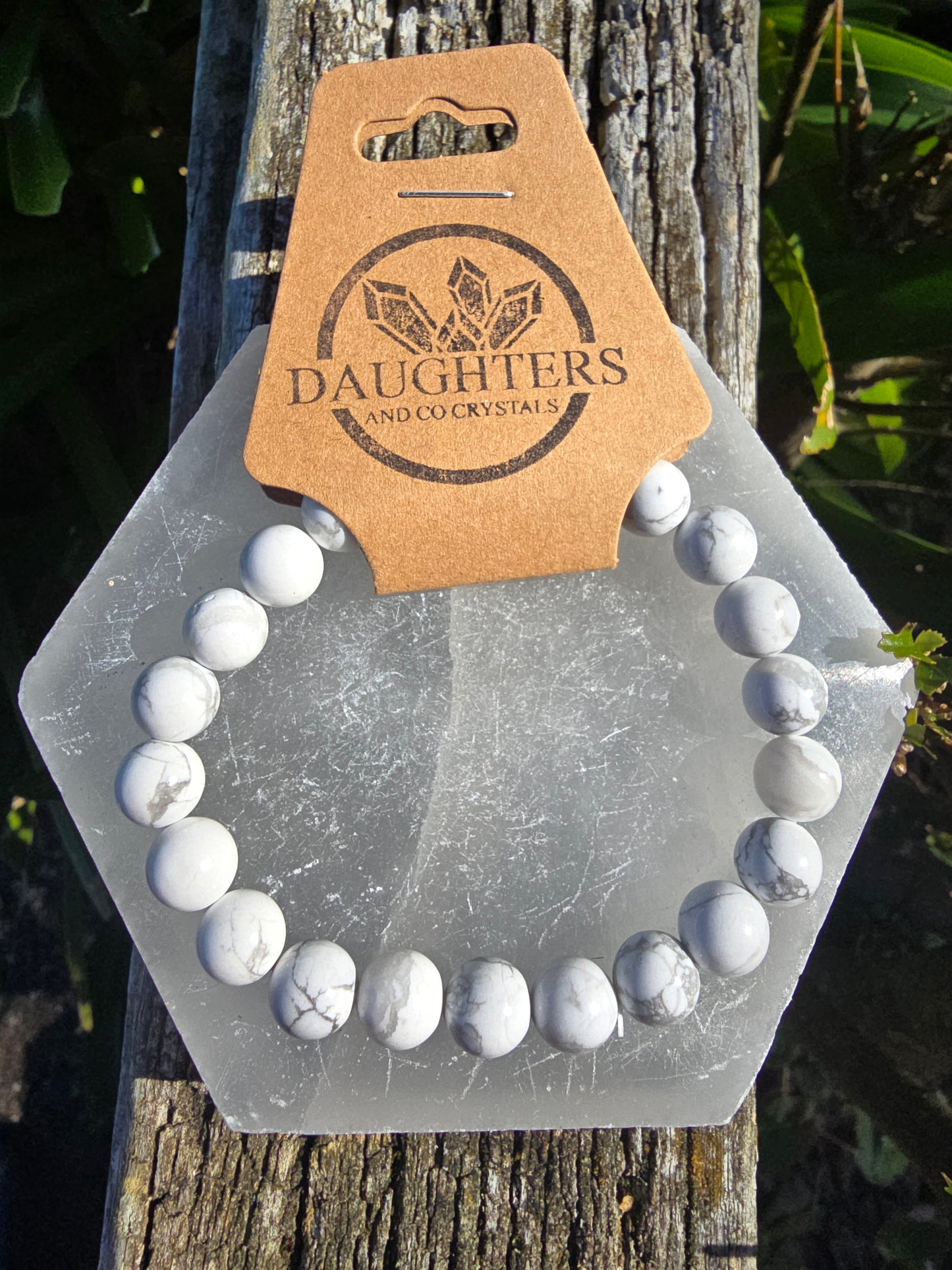 Howlite | Round Bead Bracelet