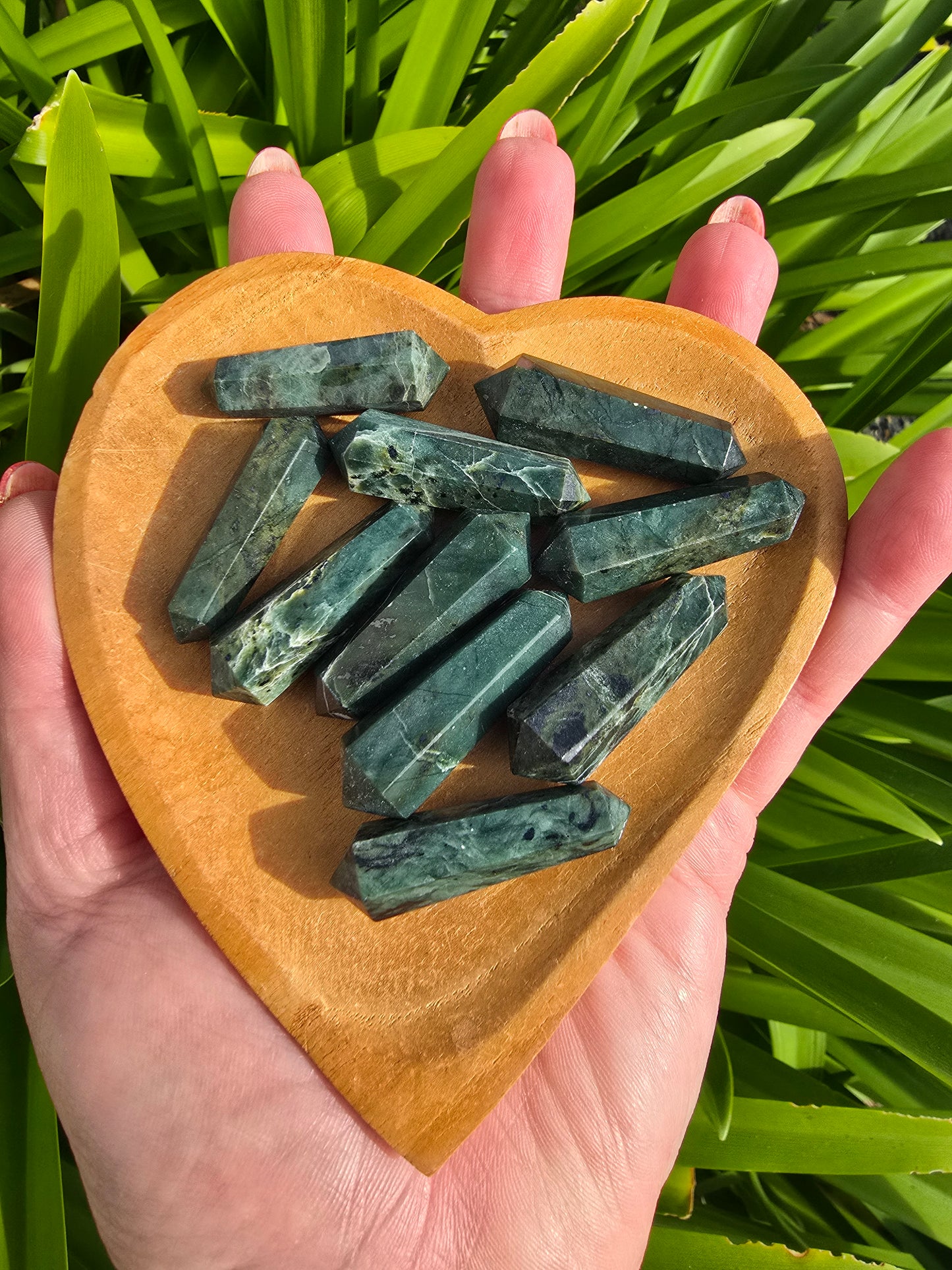 Jade Double Terminated Point