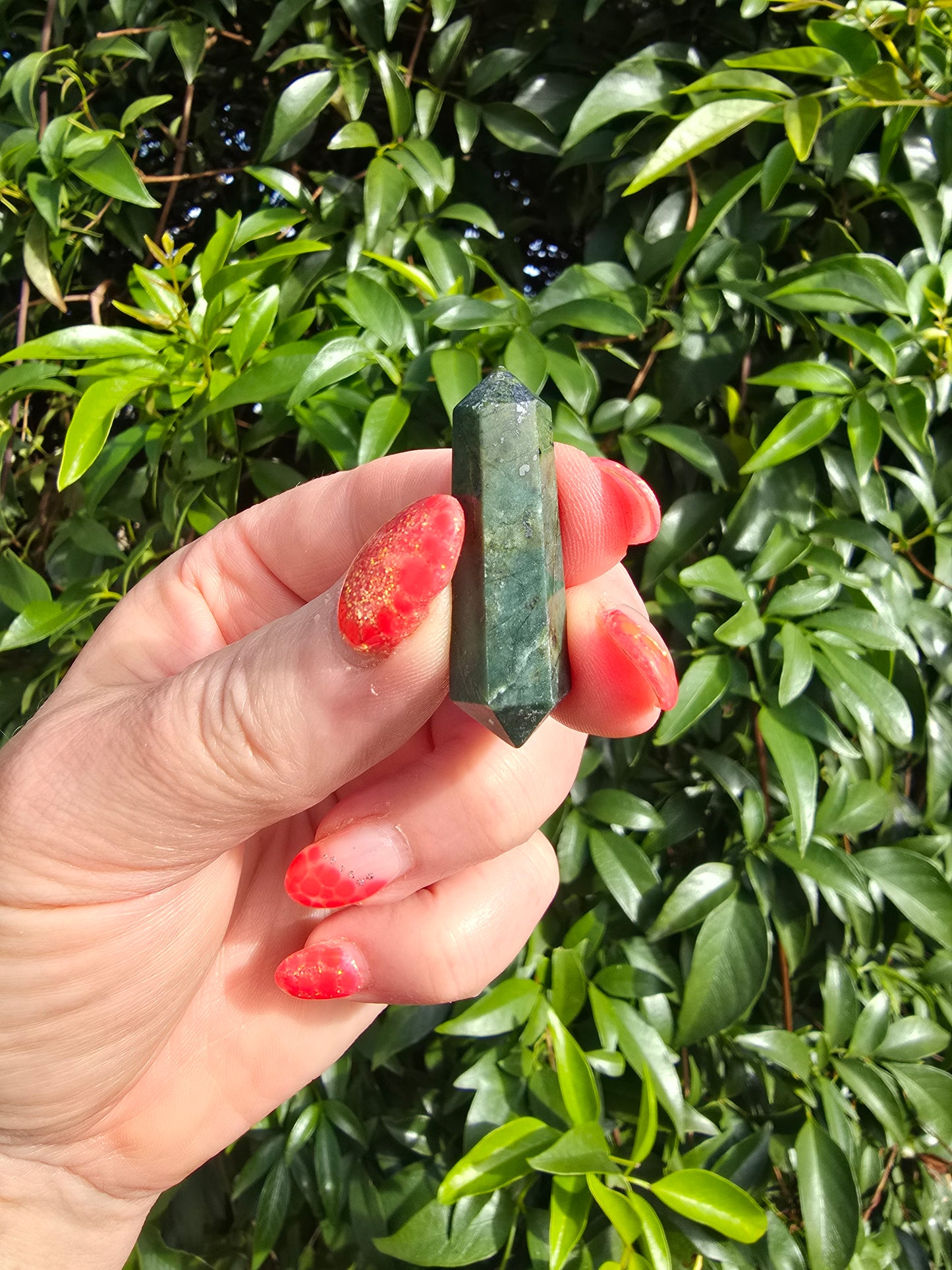 Jade Double Terminated Point