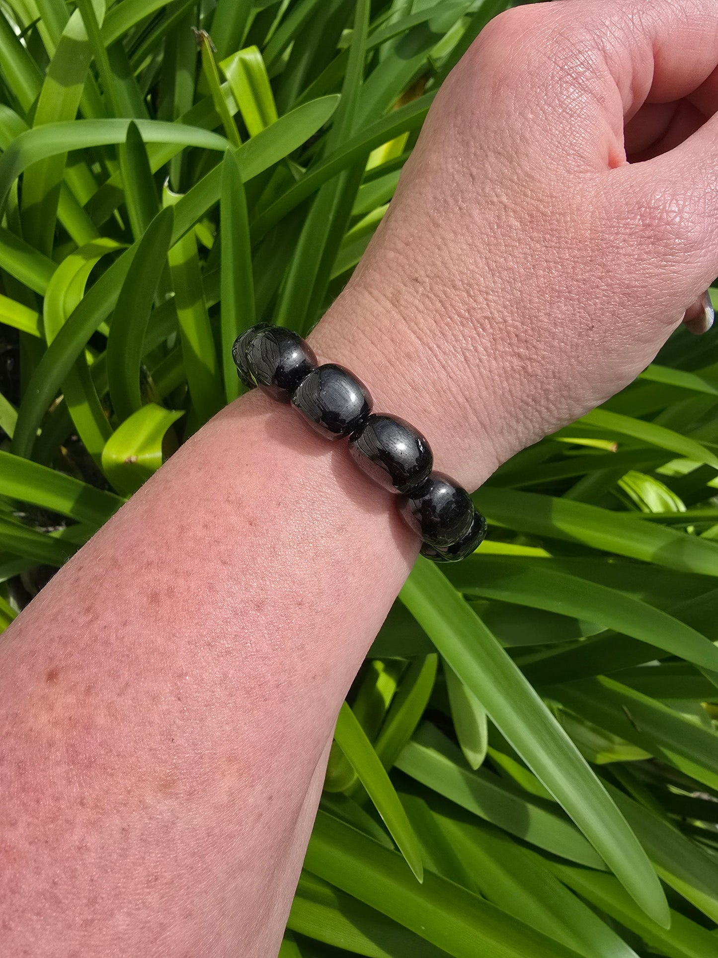 Jet | Nugget Bead Bracelet