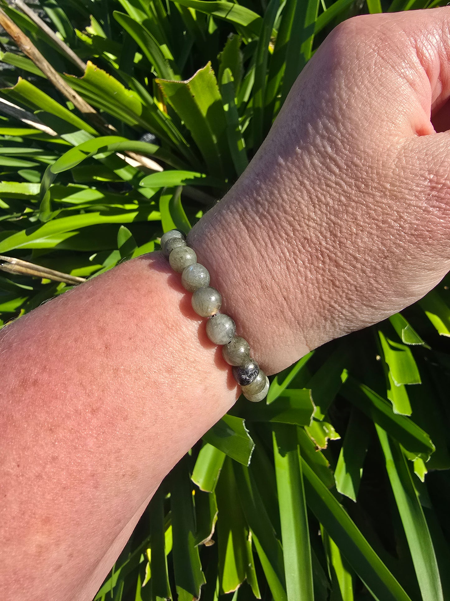 Labradorite | Round Bead Bracelet