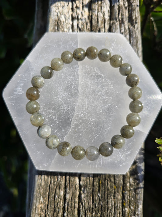 Labradorite | Round Bead Bracelet
