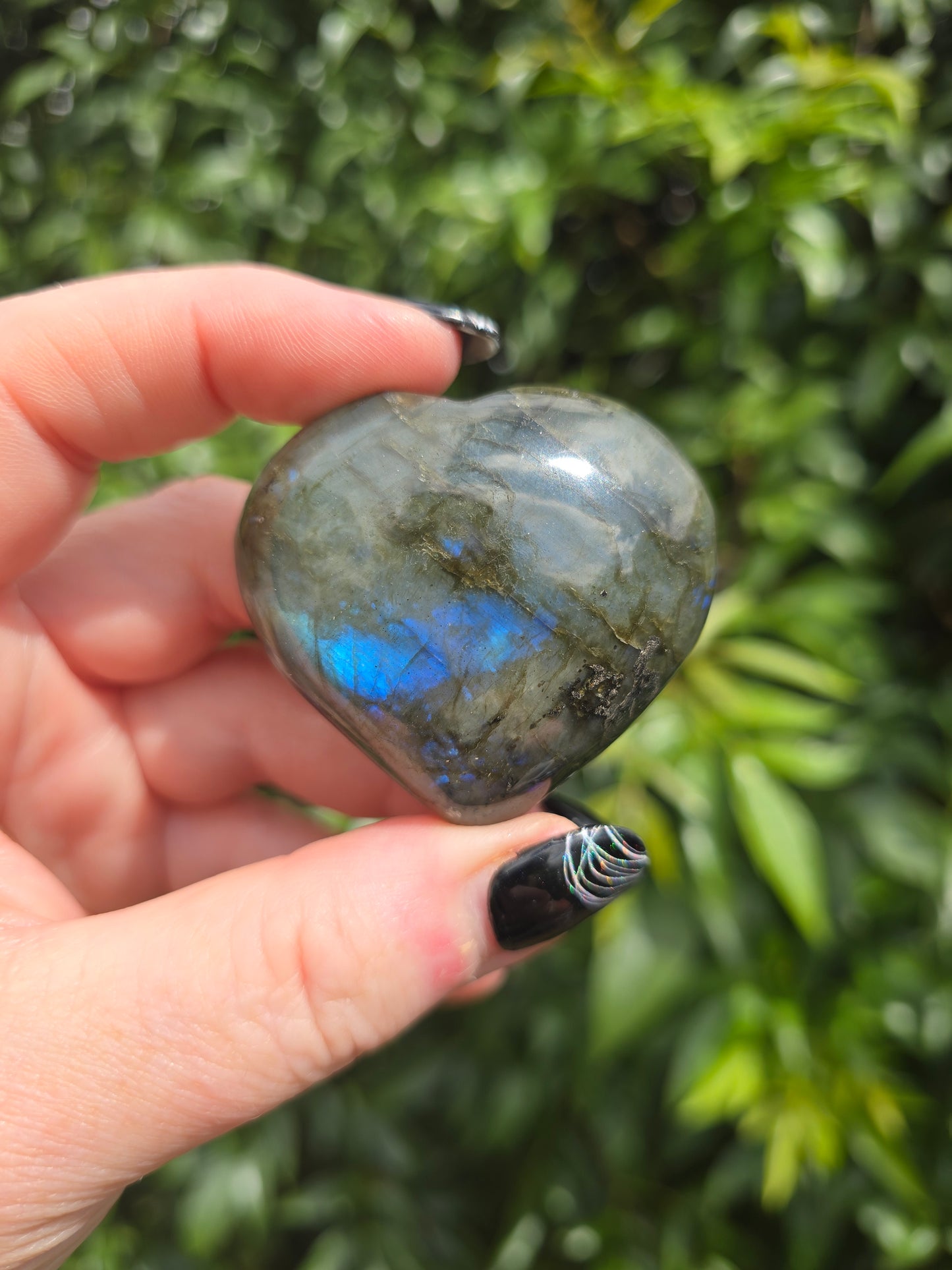 Labradorite Large Heart